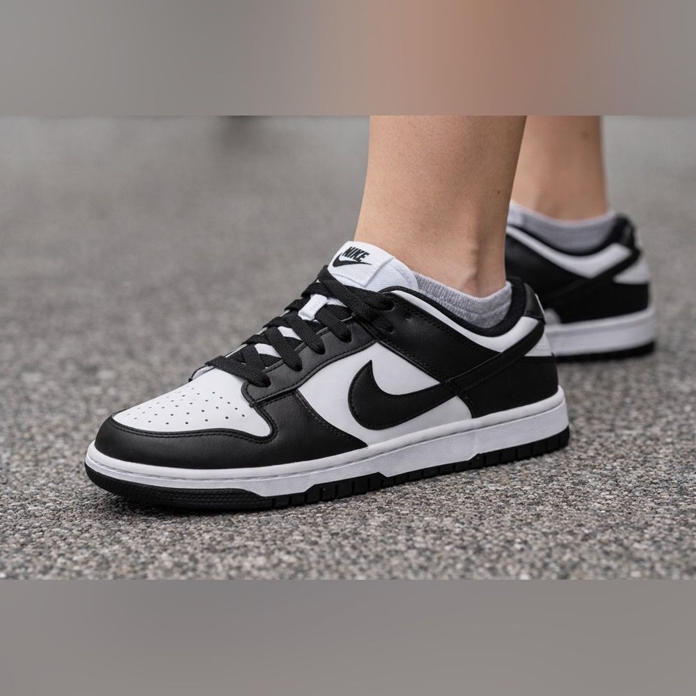 Nike Dunk Low Retro Panda Black White Black 2021 DD1391 100 Men's 7 Women's 8.5